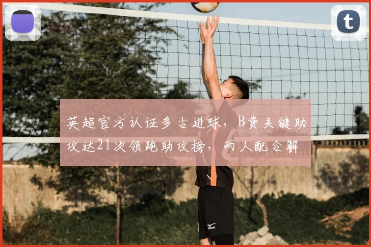英超官方认证多古进球,B费关键助攻达21次领跑助攻榜,两人配合解读